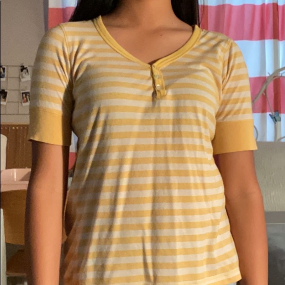 Yellow Striped T-Shirt